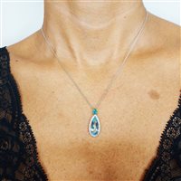 Collana Crivelli Donna Acquamarina in Oro Acquamarina 3.38 Ct 372-2285 - 372-2285